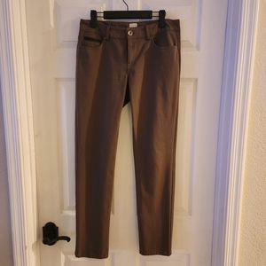 Ecru Tapered Leg Pants
